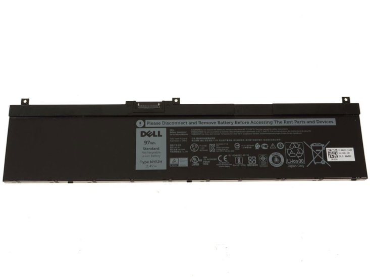 97Wh 6 Celle Dell 5TF10 7M0T6 Batteri - Trykk på bildet for å lukke