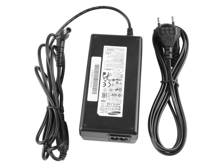 Original 59W Samsung UN32J5003 TV Monitor AC Adapter Lader + kabel - Trykk på bildet for å lukke