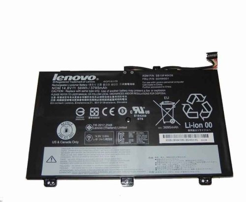 3785mAh 56Wh 4 Celle Lenovo ThinkPad S3 Yoga 14 20DM00APGE Batteri