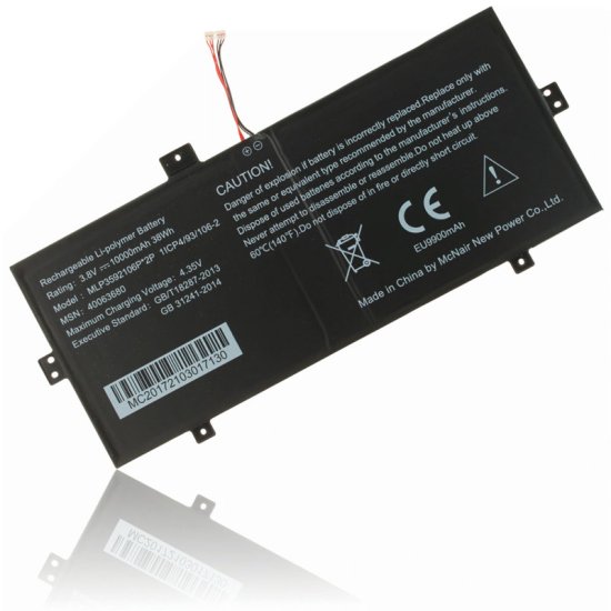 10000mAh 38Wh 2 Celle 7-Line Batteri till Medion Akoya E2218T - Trykk på bildet for å lukke