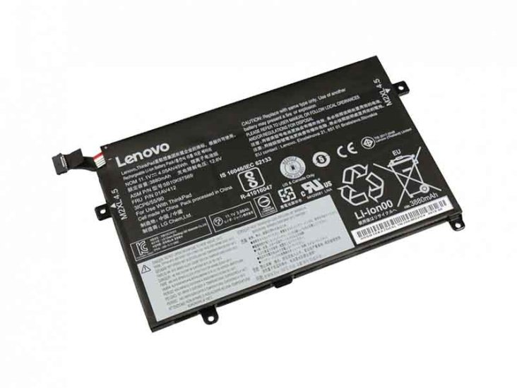 Original 3750mAh 45Wh 3 Celle Lenovo ThinkPad E475 20H40006US Batteri - Trykk på bildet for å lukke