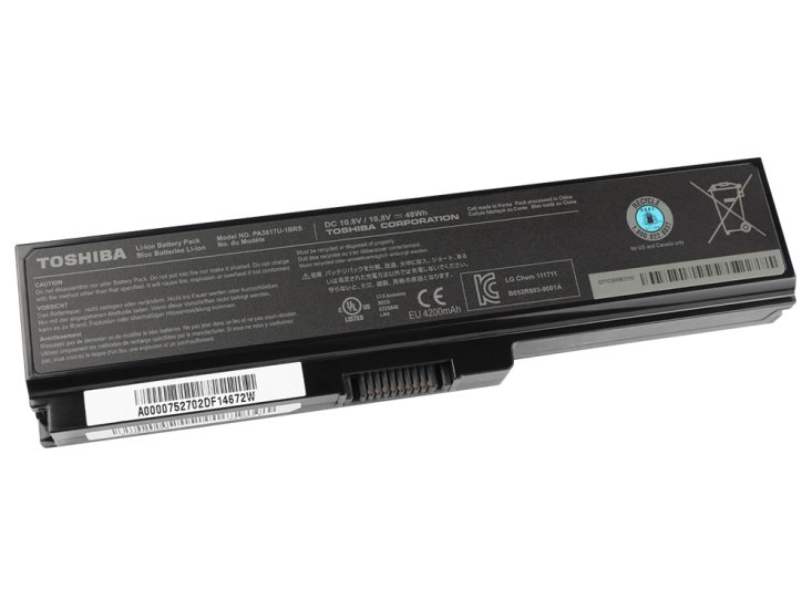 Original 10.8V 48Wh Batteri Toshiba Satellite T135-S1309 T135-S1310 - Trykk på bildet for å lukke
