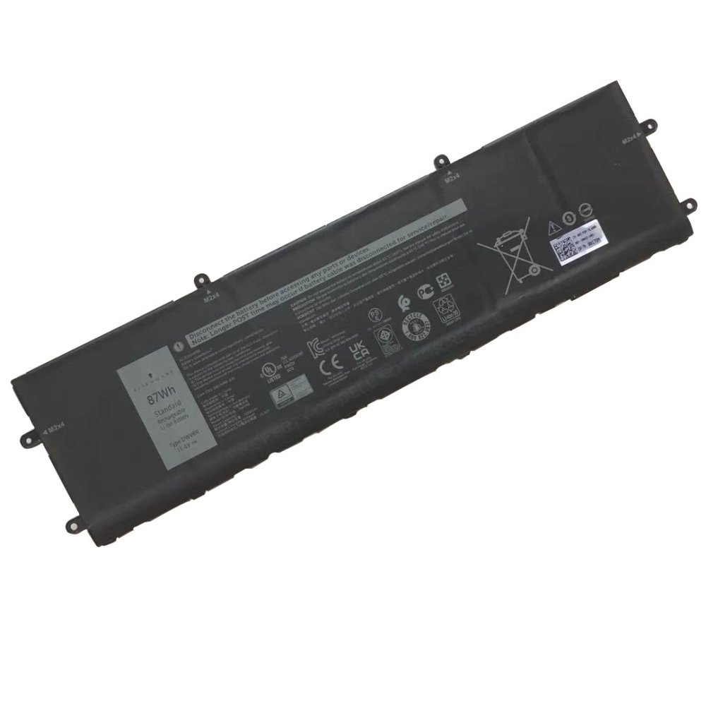7250mAh 87Wh Batteri till Dell Inspiron 7620 2n1 P119F P119F001