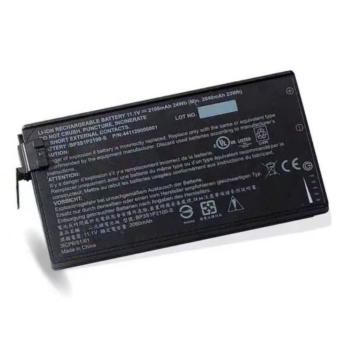 2100mAh 24Wh Batteri till Getac BP3S1P2100-S