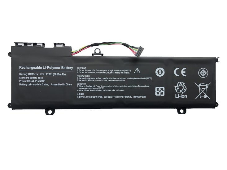 15.1V 91Whr Batteri till Samsung NP870Z5E-X04 - Trykk på bildet for å lukke