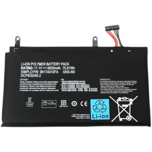 6830mAh 75.81Wh Batteri till Gateway P37X V4