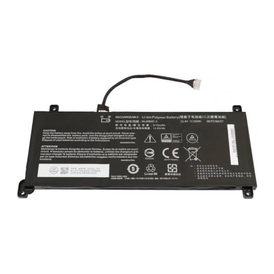 3175mAh 36Wh Batteri till Clevo NL40MU1 MU2 - Trykk på bildet for å lukke