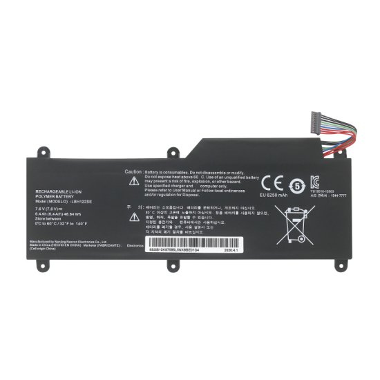 7.6V 6400mAh 48.64Wh Batteri till LG 15U530-G.AK55AD - Trykk på bildet for å lukke
