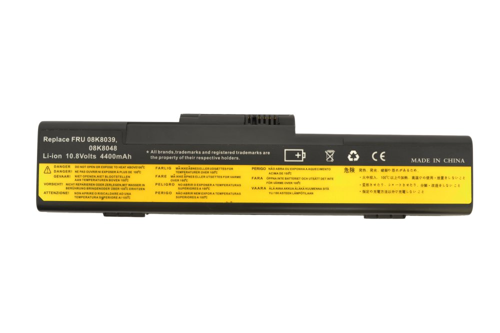 48Wh 4400mAh 6 Celle Batteri Lenovo FRU 08K8039