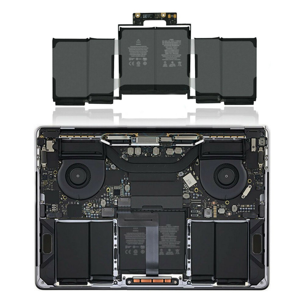 5086mAh 58Wh 6 Celle Batteri Apple MacBook Pro 13 2019 MUHR2Y/A