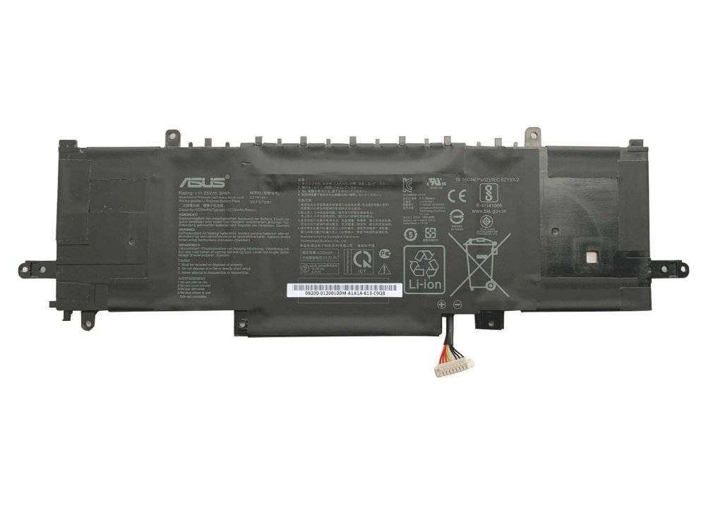 Original 50Wh 4335mAh Batteri till Asus ZenBook 13 UX334FL-A4011T