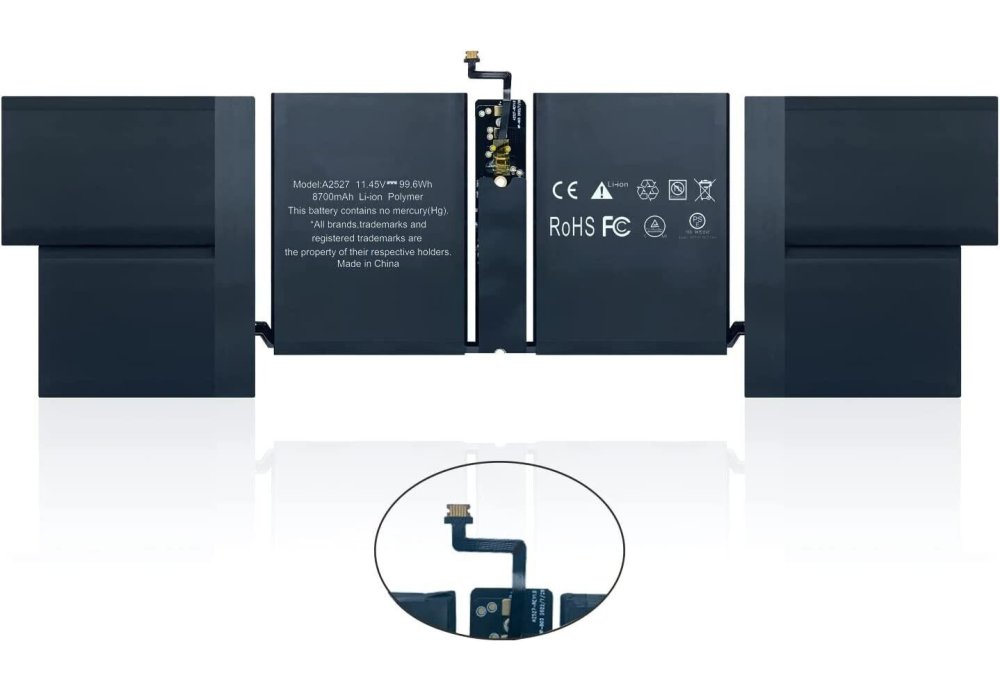11.45V 8700mAh 99.6Wh Batteri till Apple MacBook Pro 16-inch 2021 MK1F3KN/A