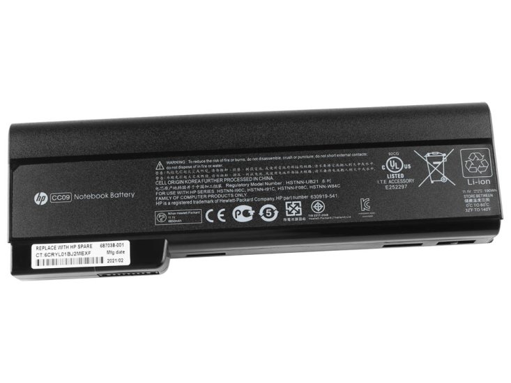 Original 100Wh HP EliteBook 8470p (C3R14UC) Batteri till - Trykk på bildet for å lukke