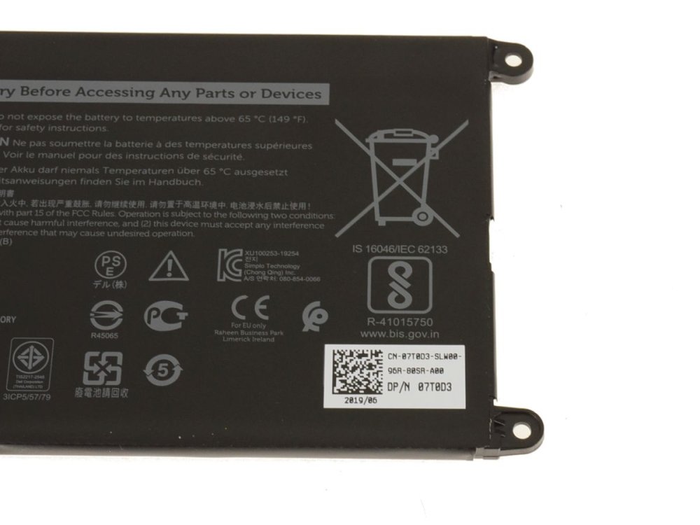 3 Celle 42Wh Dell Chromebook 3400 Batteri
