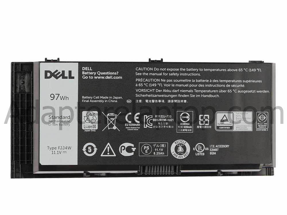 65Wh 6 Celle Dell N71FM Batteri