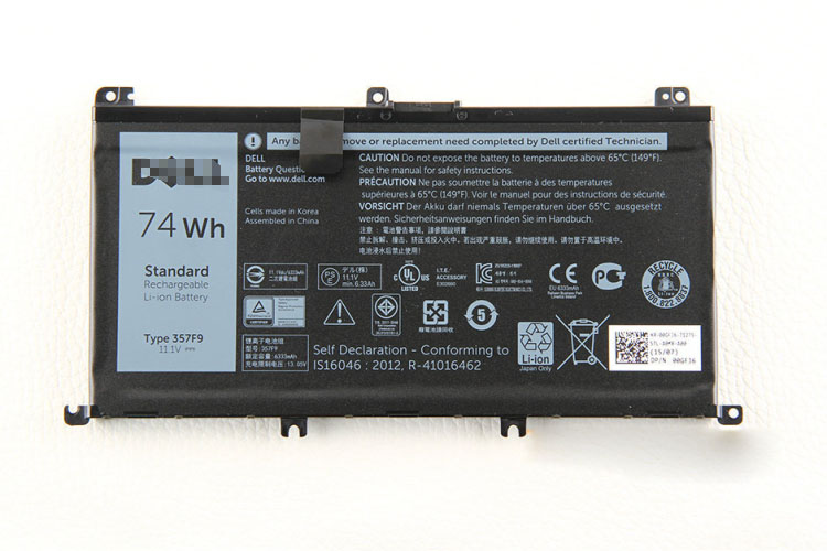 74Whr Dell Precision 7710 m7710 Batteri - Trykk på bildet for å lukke