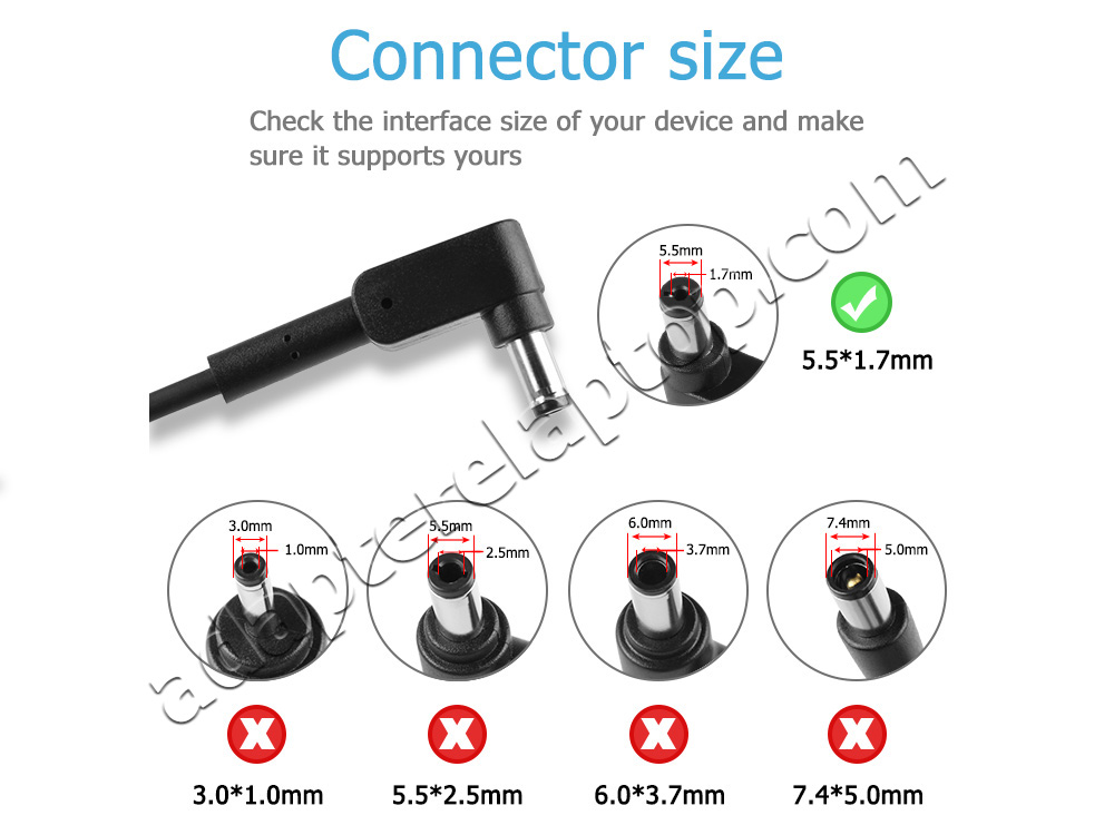 Original 45W Acer Aspire ES1-512 MS2394 AC Adapter Lader