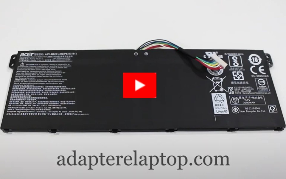Original 3220mAh 48Wh 4 Celle Acer Aspire 7 A717-71G-721V Batteri