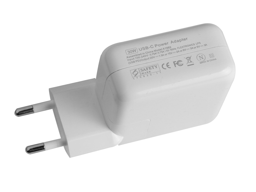 30W Apple iPad Air 2019 10.5 MUUQ2TY/A AC Adapter Lader