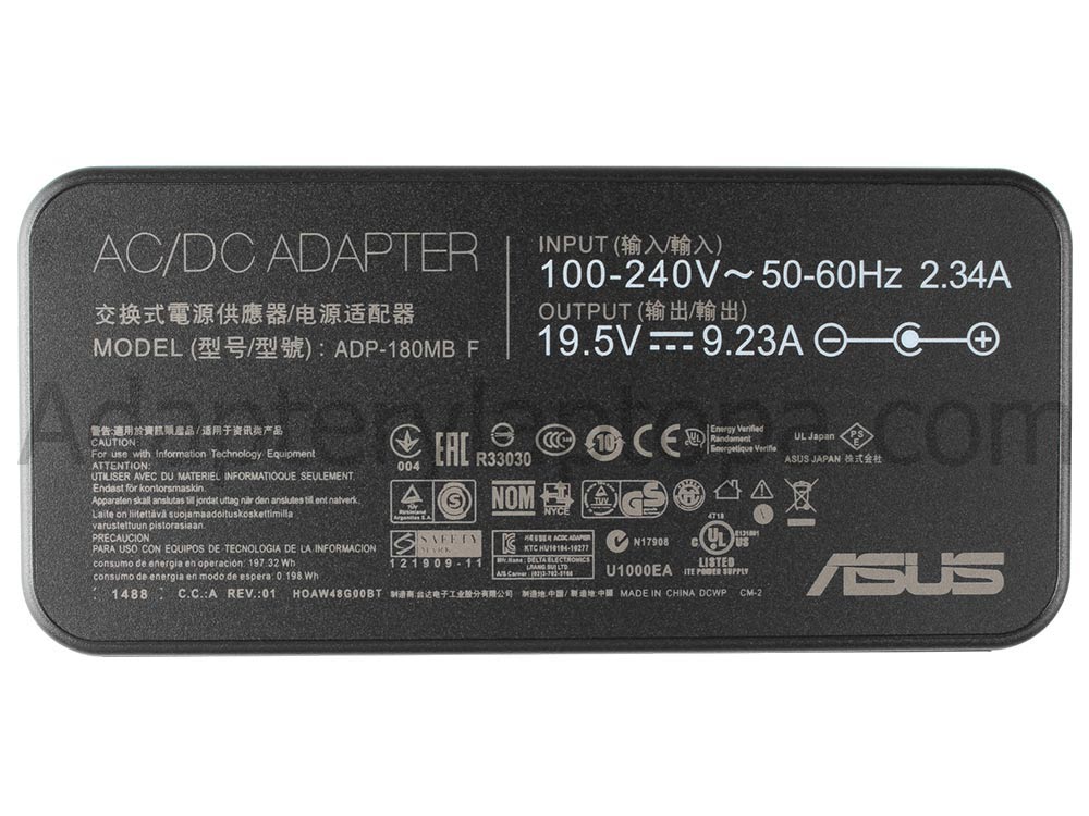 Original 180w Asus Zen AiO Pro Z240IEGT-GA002R AC Adapter Lader
