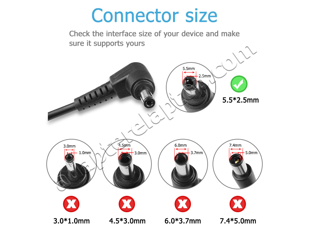 19V 4.74A 90W Asus ADP-65JH BB Notebook AC Adapter Lader