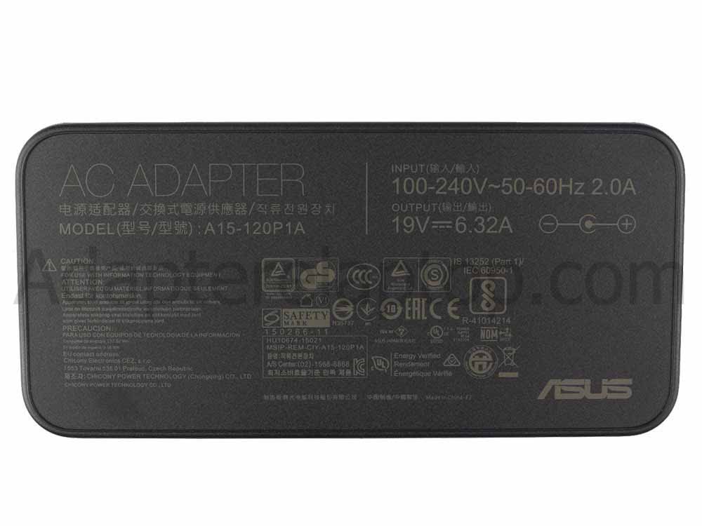 Original 120W Asus ROG G56JK-CN076H G56JK-CN099H AC Adapter Lader