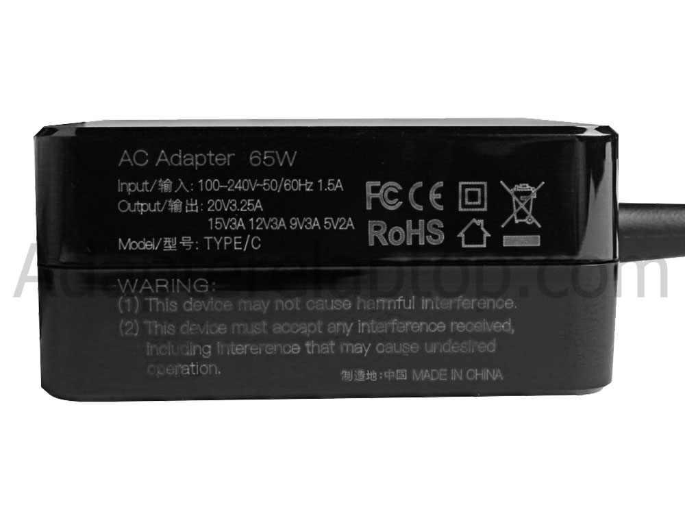 65W USB-C Asus ExpertBook B2 B2402C AC Adapter Lader