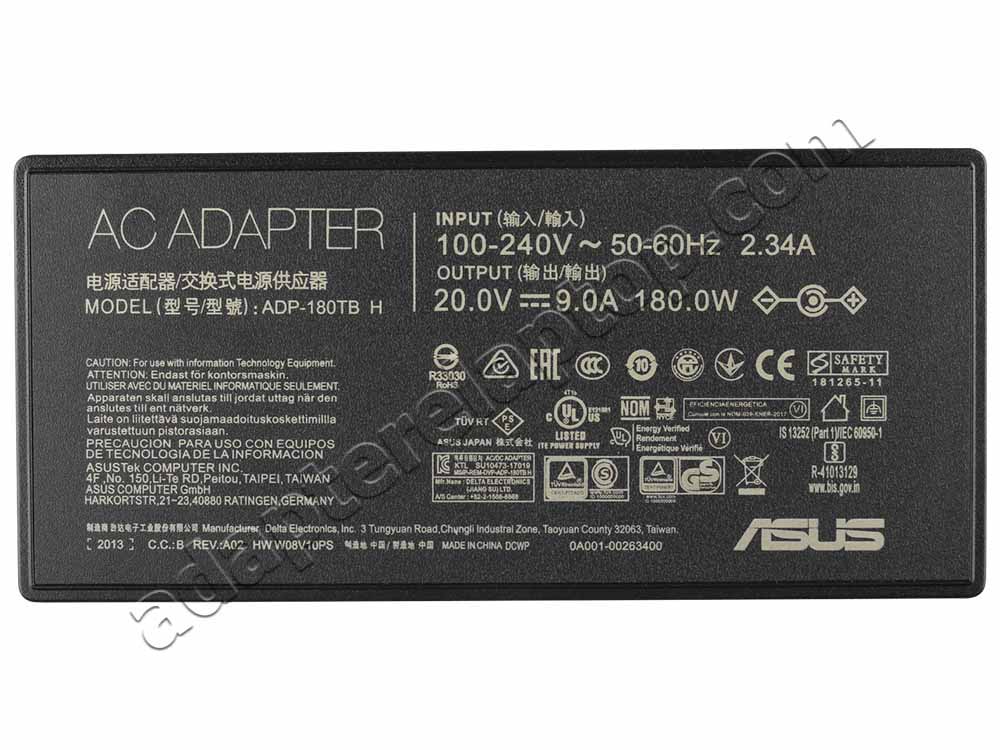 Original 180W Asus TUF Gaming FX505DT AC Adapter Lader