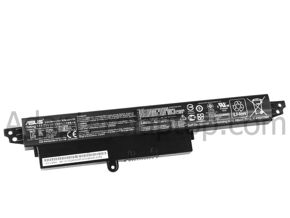 3 Celle 3300mAh Asus R200CA R202CA Batteri
