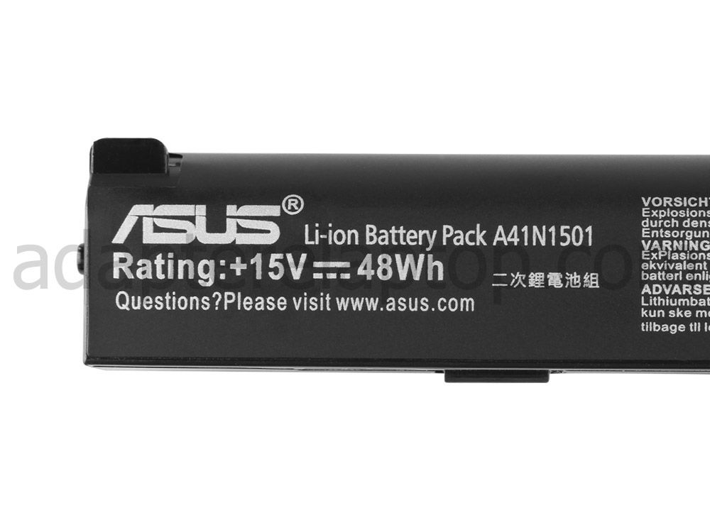 Original 48Wh 3200mAh 4-Celle Asus ROG GL752VW-T4065D Batteri