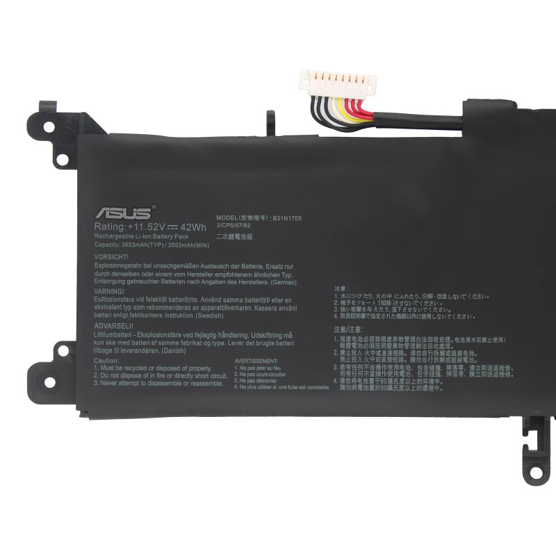 3650mAh 42Wh 3 Celle Batteri Asus VivoBook Flip 14 TP410UR-EC084T
