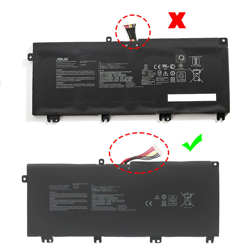 15.2V 4245mAh 64Wh Batteri till Asus FX503VD-E4099T