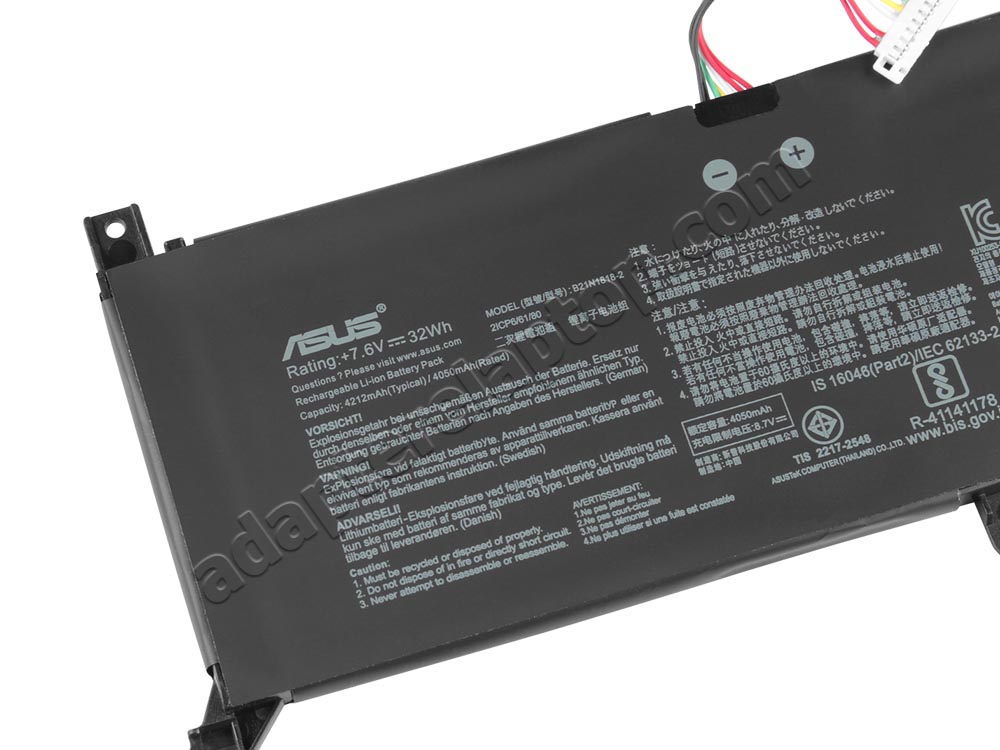 Original 4805mAh 37Wh 2 Celle Batteri till Asus VivoBook 15 X515EA-EJ2379