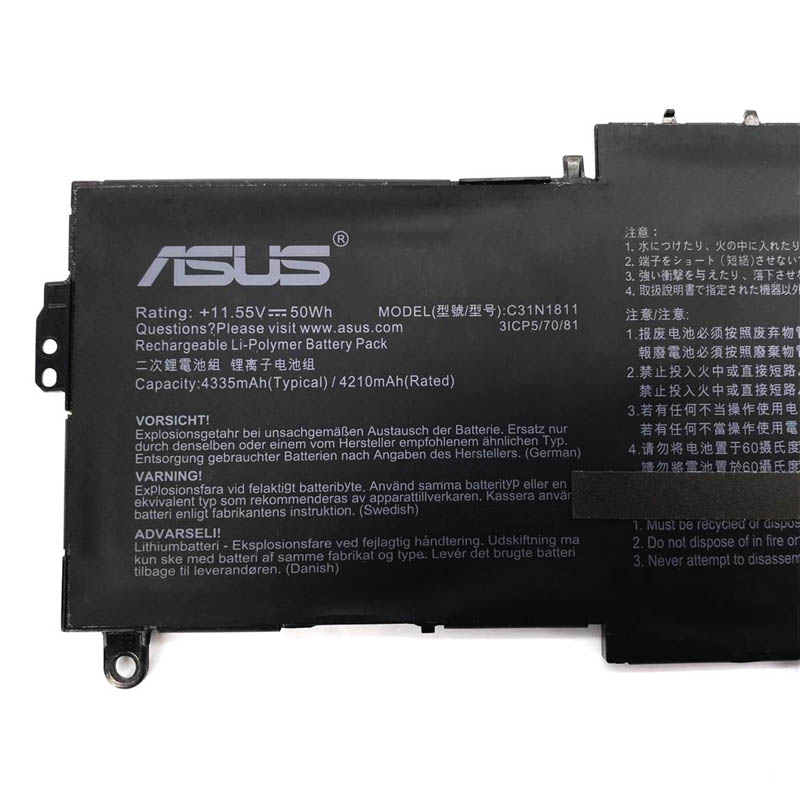 Original 4335mAh 50Wh Batteri till Asus ZenBook 14 UX433FN-A6106T