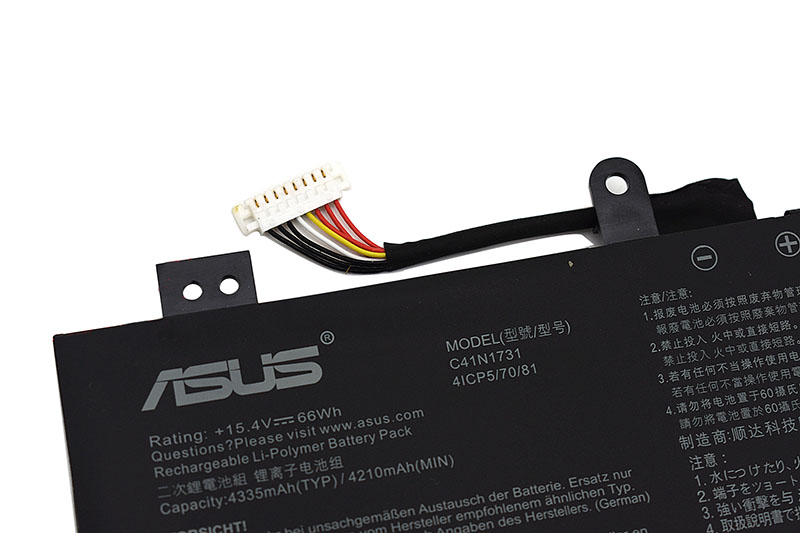 Original 4335mAh Batteri for Asus Rog Strix Scar II GL704GW-EV004T
