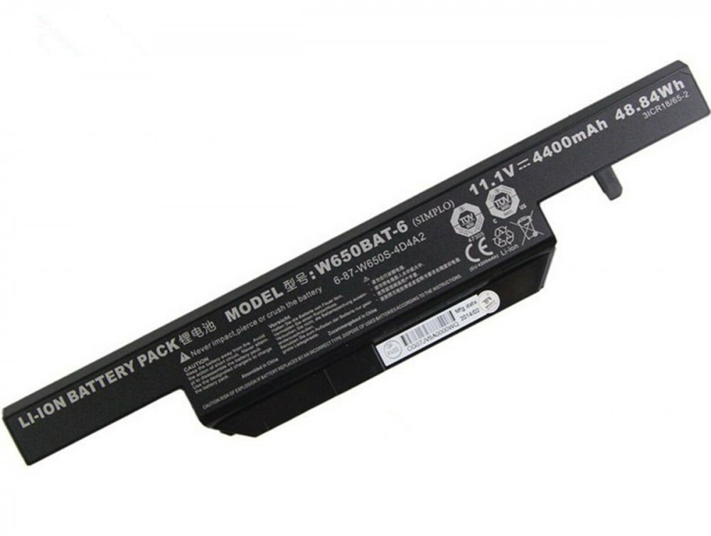 4400mAh 48.84Wh 6 Celle Batteri Schenker M506-ymq (W650RB)