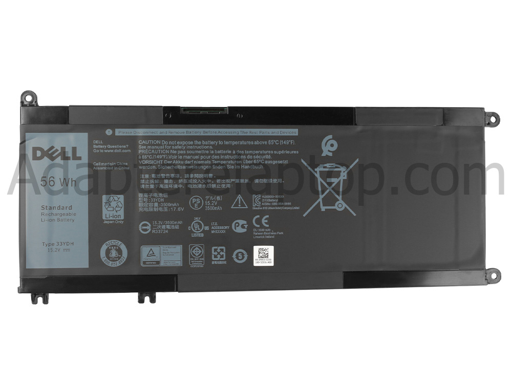 56Wh 4 Celle 15.2V Dell Vostro V131R Batteri