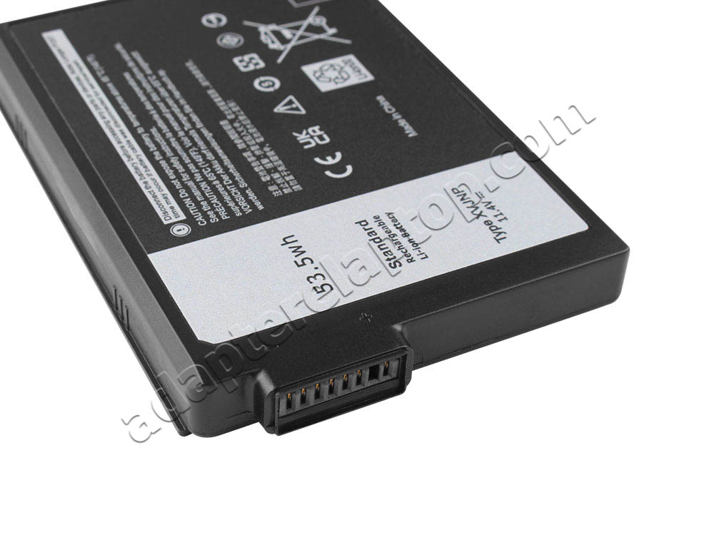 4457mAh 53.5Wh Batteri till Dell Latitude 5430 Rugged