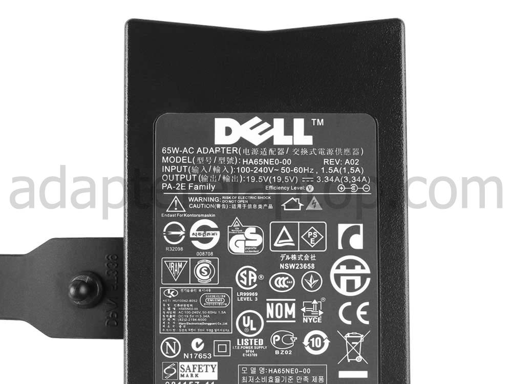 Original 65W Dell 450-11850 AC Adapter Lader + Gratis kabel