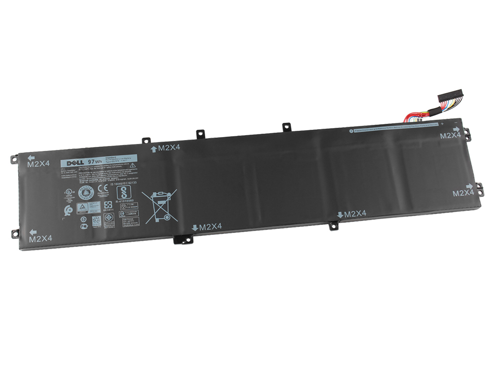 97Wh 6 Celle Dell CP6DF Batteri