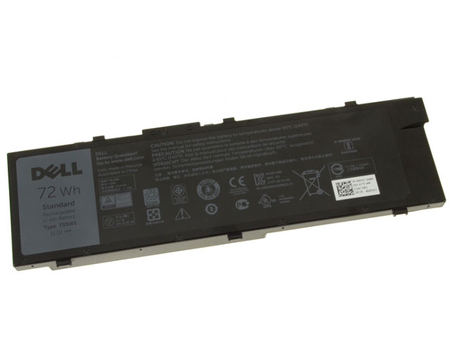 6 Celle 72Wh Dell Precision M7510 P53F P53F001 Batteri - Trykk på bildet for å lukke