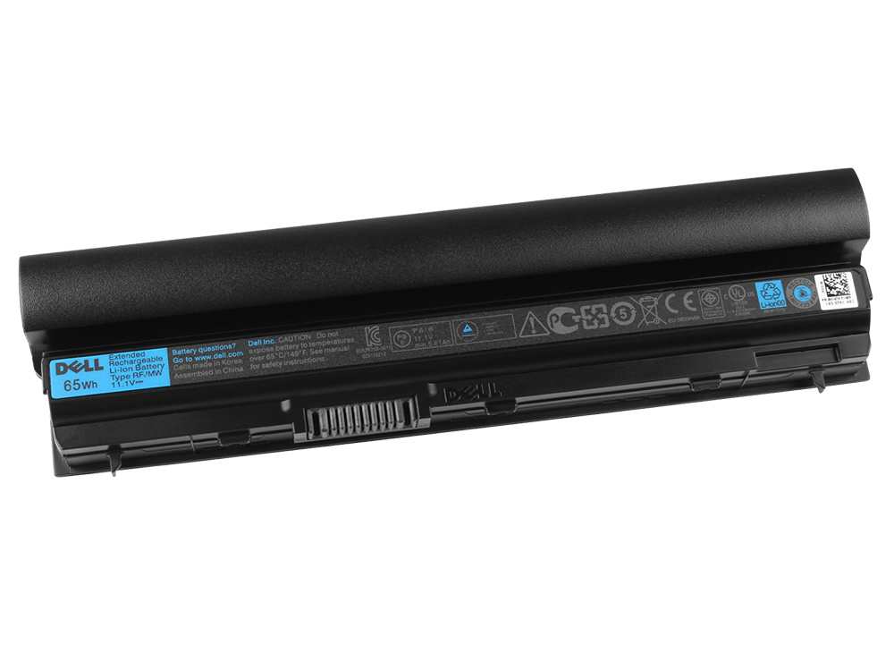 65Wh 6 Celle Dell KFHT8 K2R82 KJ321 NGXCJ R8R6F Batteri
