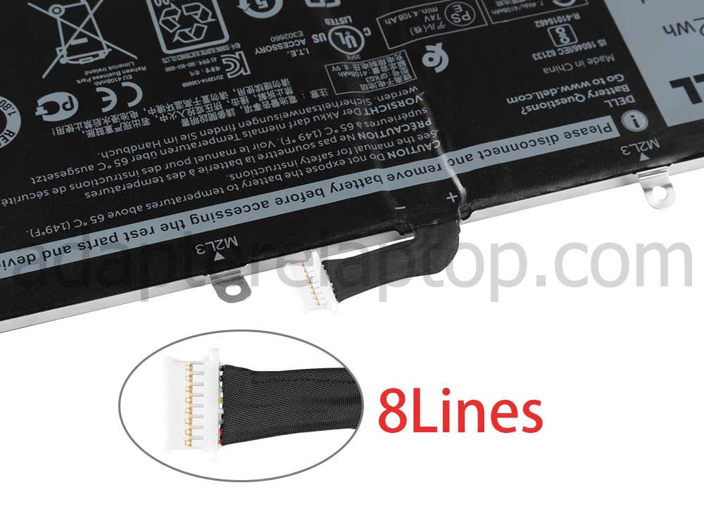 9 Celle 32Wh Dell GFKG3 0GFKG3 WH96V VN25R Batteri