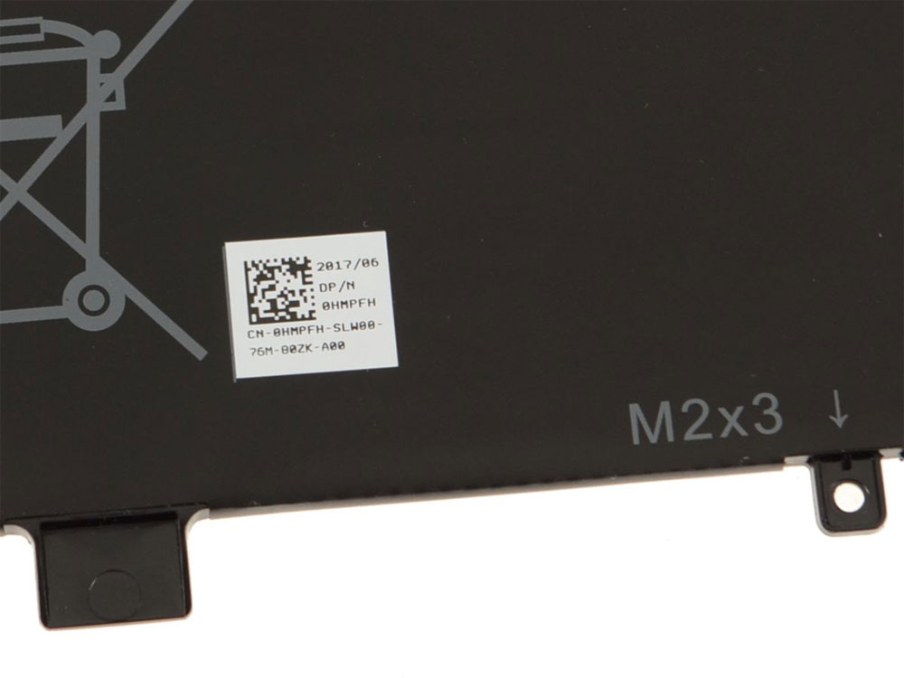 46Wh 4 Celle Dell XPS 13 9365-7418BLK-PUS Batteri