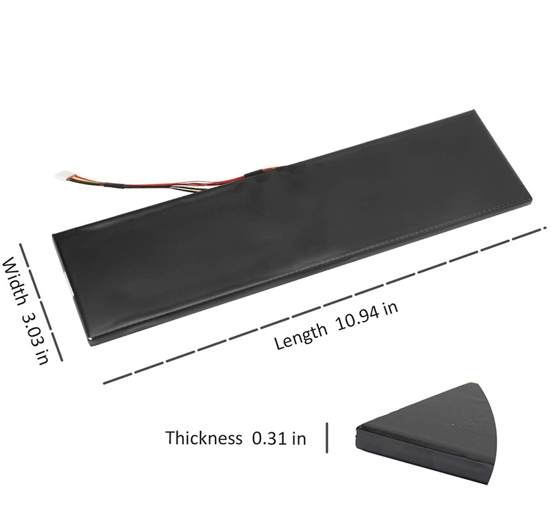Original 6200mAh 94.24Wh 8 Celle Gateway Aero 14 K7 Batteri