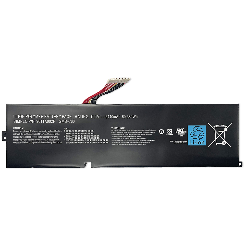 5440mAh 60.384Wh Batteri till Razer RZ09-00830100-R3U1