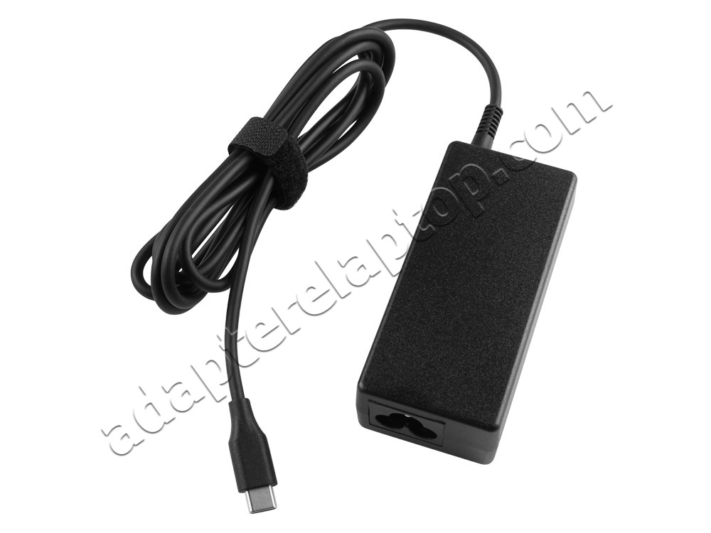 Original 45W USB-C HP Chromebook 13 G1 AC Adapter Lader