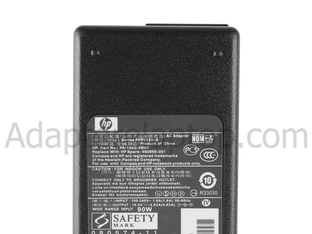 Original 90W HP 110-124 110-420 AC Adapter Lader + Gratis kabel