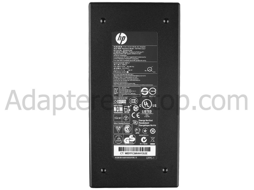 Original 150W AC Adapter Lader HP Pavilion 17-ab204nl 1AN61EA