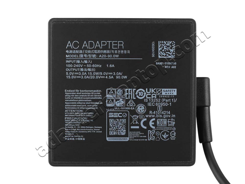 90W USB-C HP Spectre x360 13-aw0019tu 13-aw0320ng AC Adapter Lader